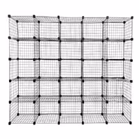 ست قفسه مشبک پنج طبقه در پنج ردیف سایز 32x32(ارسال پس کرایه و به عهده مشتری)