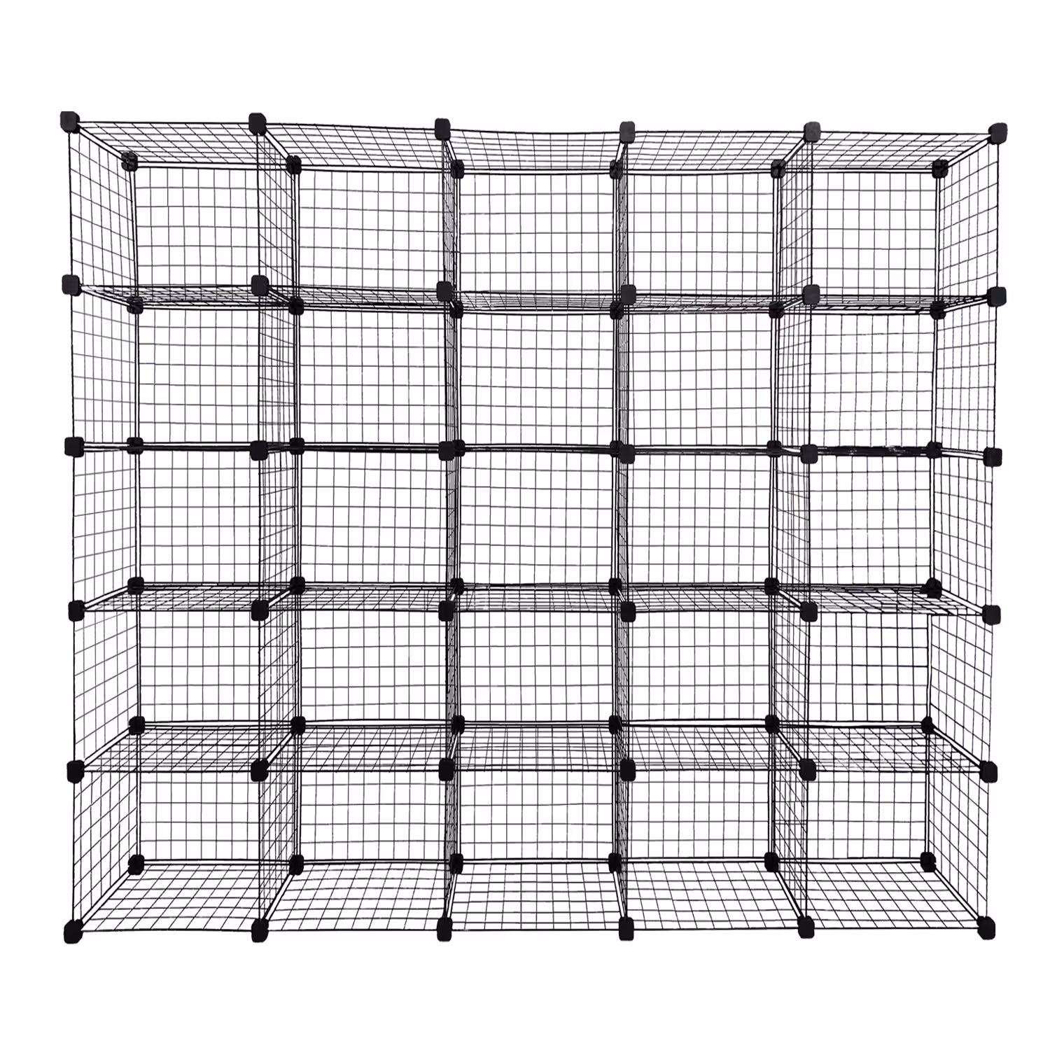 ست قفسه مشبک پنج طبقه در پنج ردیف سایز 32x32(ارسال پس کرایه و به عهده مشتری)