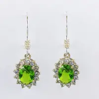 گوشواره نقره زبرجد،با برند سلین کالا،کد 3450025