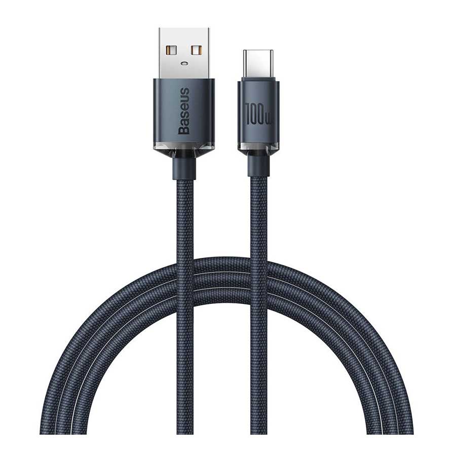 قیمت و خرید کابل تبدیل 1.2 متری USB به USB-C بیسوس مدل Crystal Shine CAJY000401 | یاس ارتباط