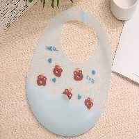 پیشبند کاسه ای سیلیکونی شفاف نوزادی  Xin le yuan