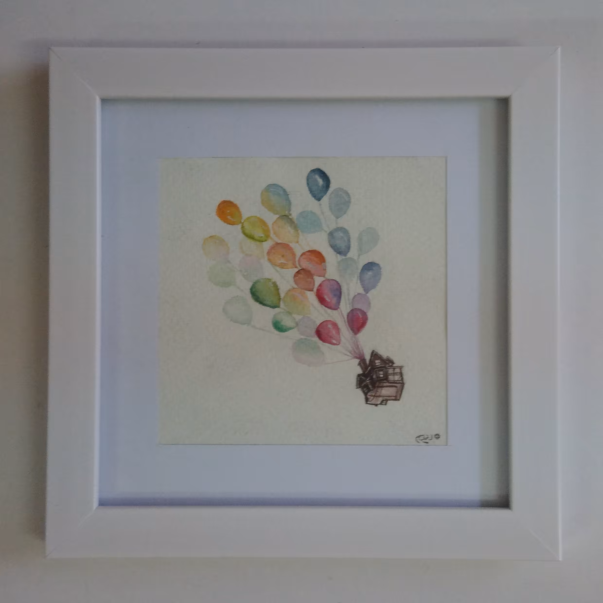 قاب آبرنگ طرح آپ