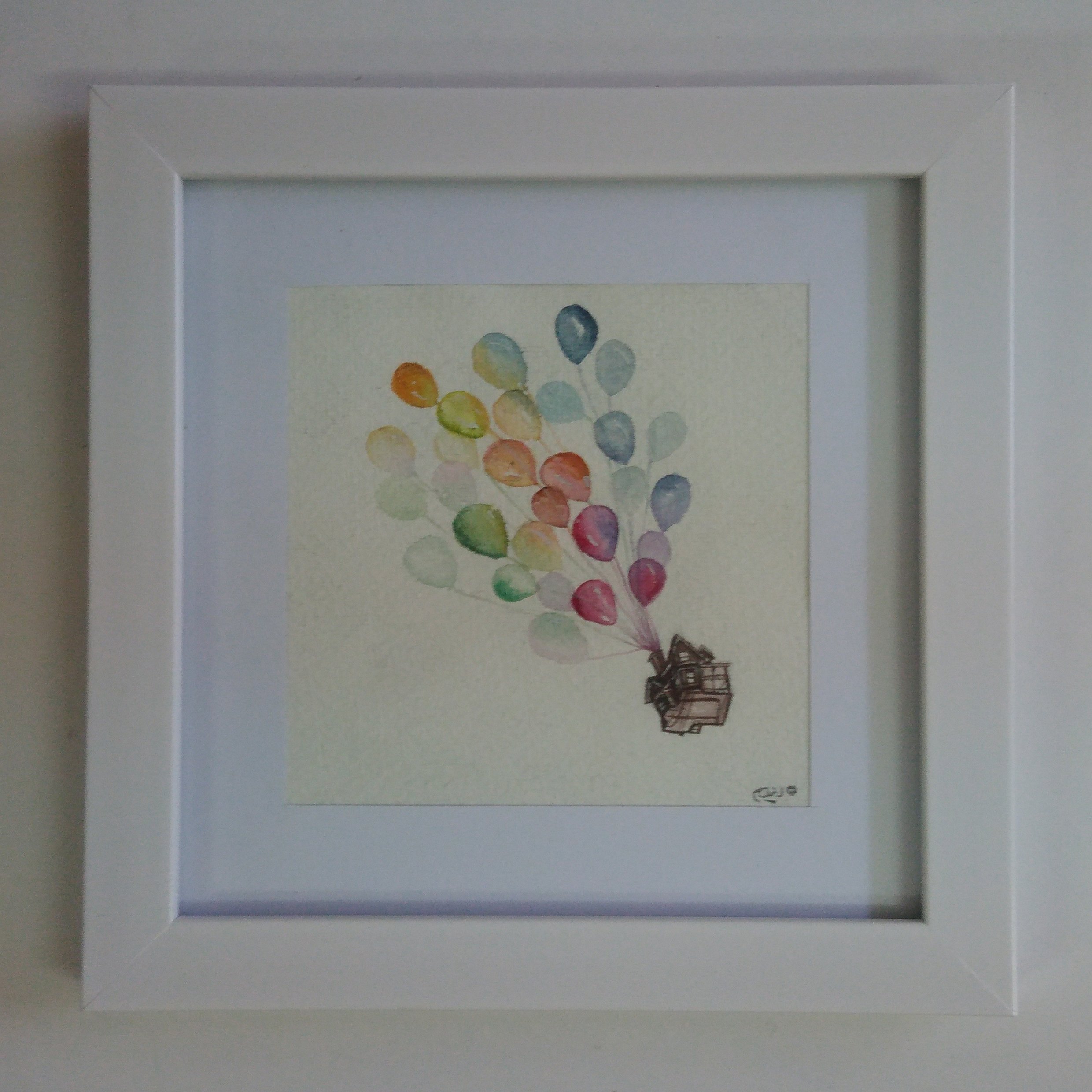 قاب آبرنگ طرح آپ