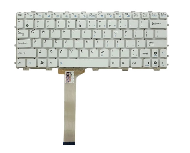 کیبورد لپ تاپ ایسوس Mini 1015 سفید-اینترکوچک بدون فریم