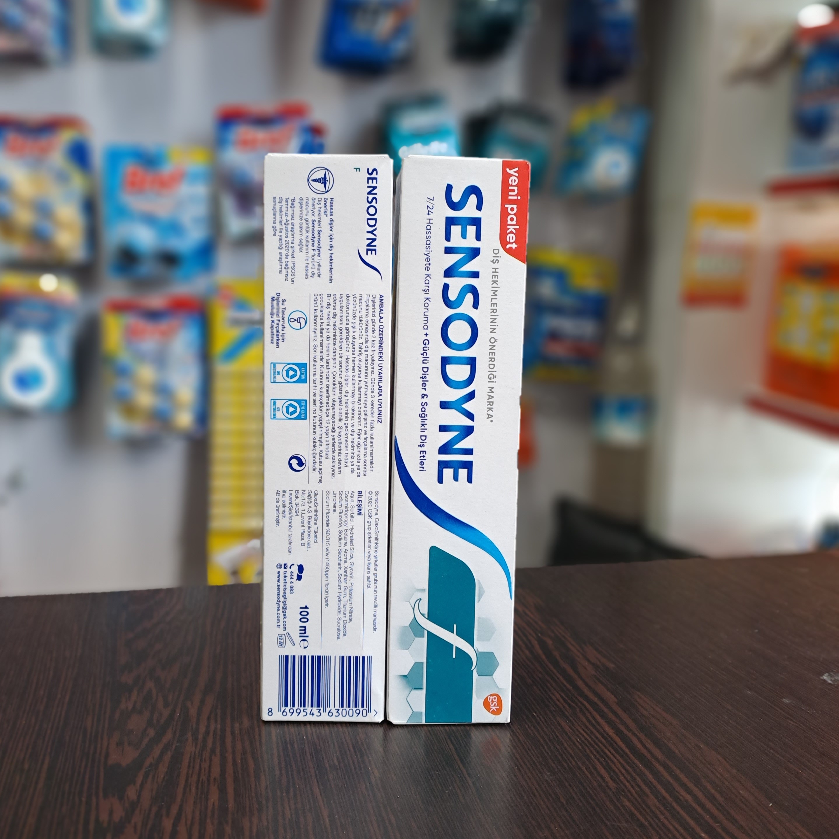 خمیر دندان سنسوداین فلوراید FLUORIDE مناسب برای دندان های حساس حجم 100 میلی