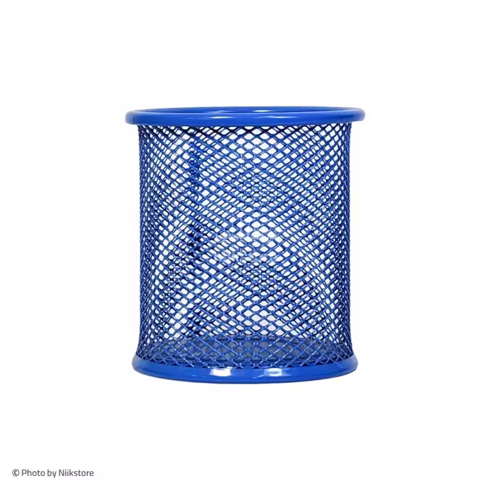 جاقلمی فلزی رنگی اداری کروناsorena colored mesh pencil cup