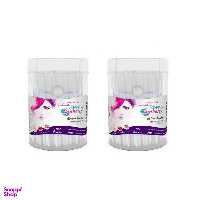 گوش پاک کن پنبه ریز (Panberes) بسته 50 عددی مجموعه 2 عددی
