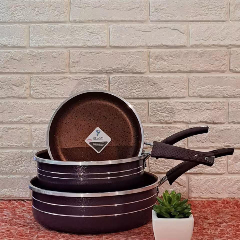 سرویس تابه گرانیتی درجه یک سه تیکه