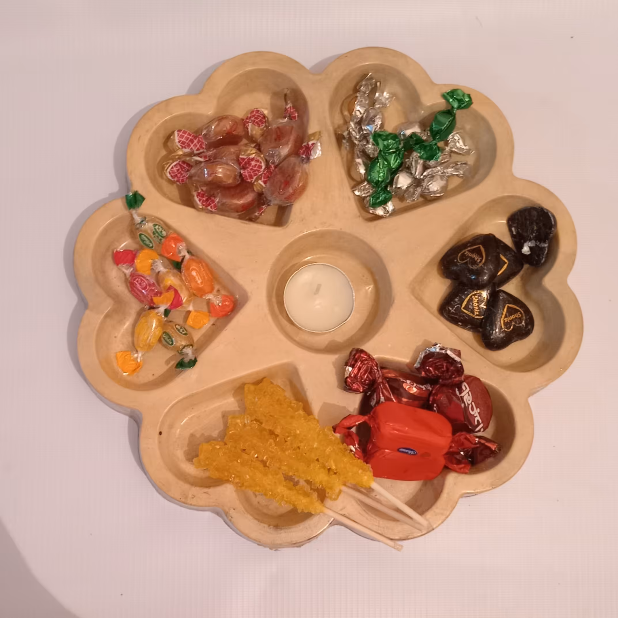 اردوخوری شش پر سنگی6، مقاوم شده با الیاف، قطر 27،. وزن1900 گرم