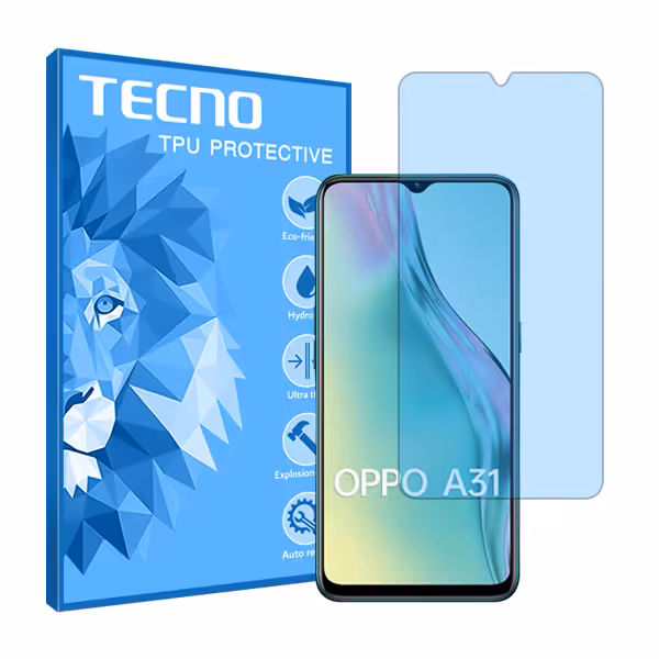 گلس اوپو A31 (2020) مدل هیدروژلی آنتی بلو برند تکنو کد S