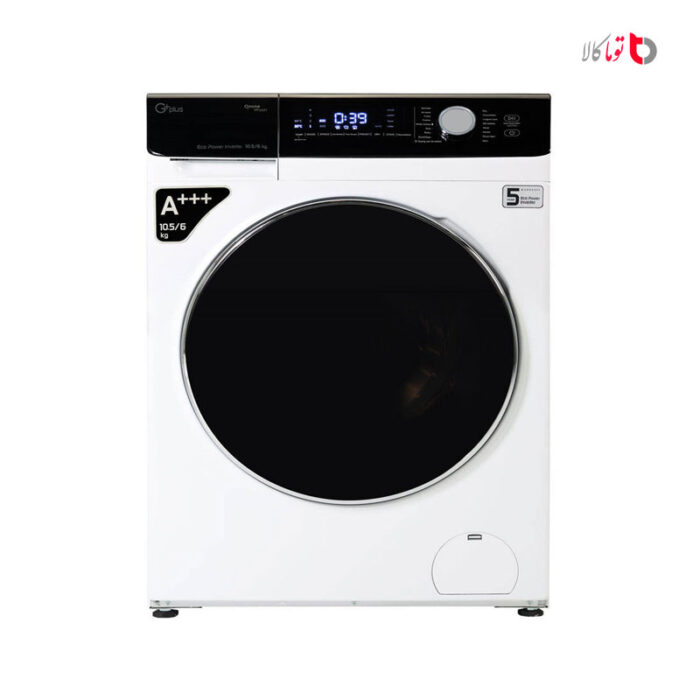 ماشین لباسشویی جی پلاس مدل GWM-1048سیلور