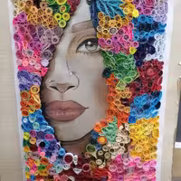 تابلو ملیله کاغذی