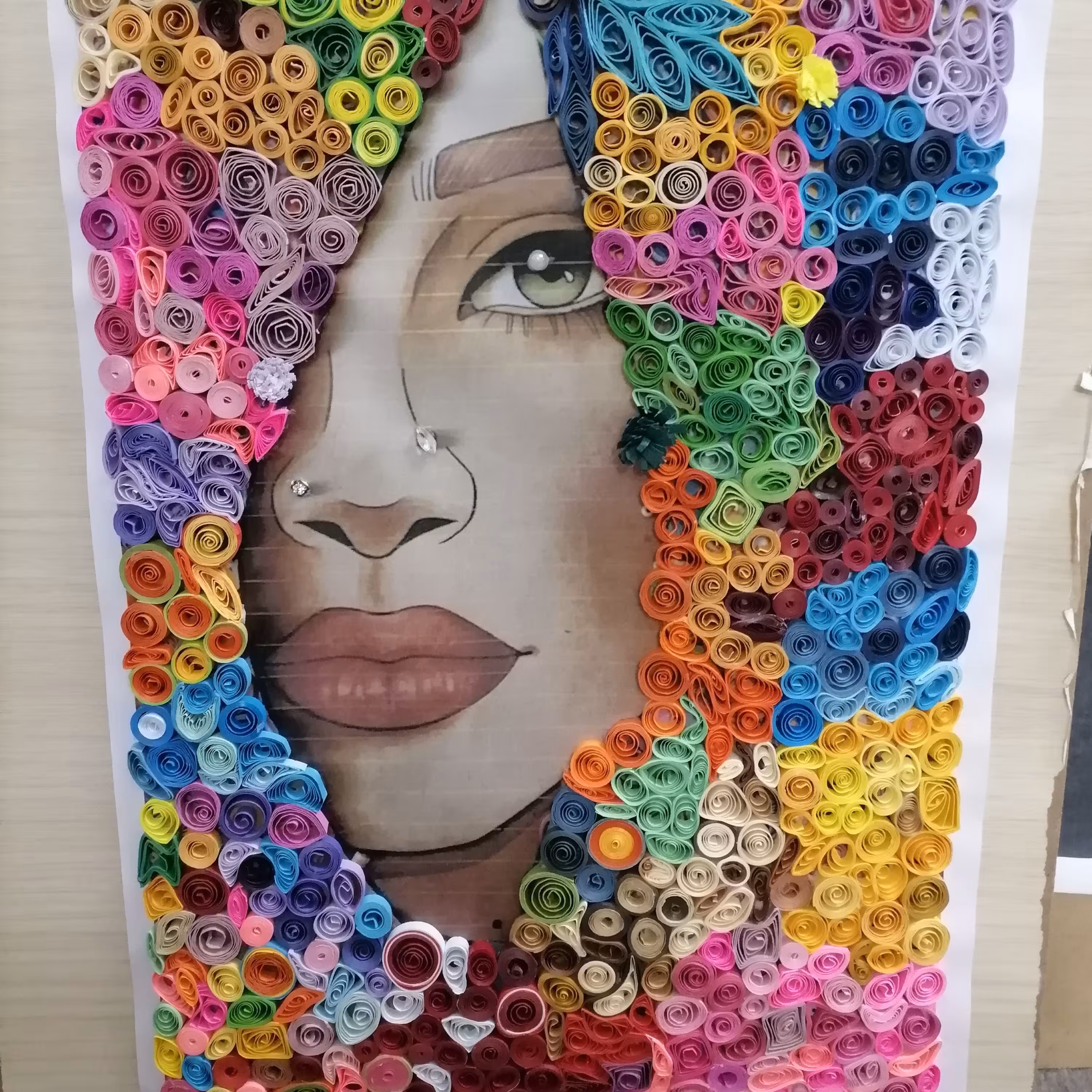 تابلو ملیله کاغذی