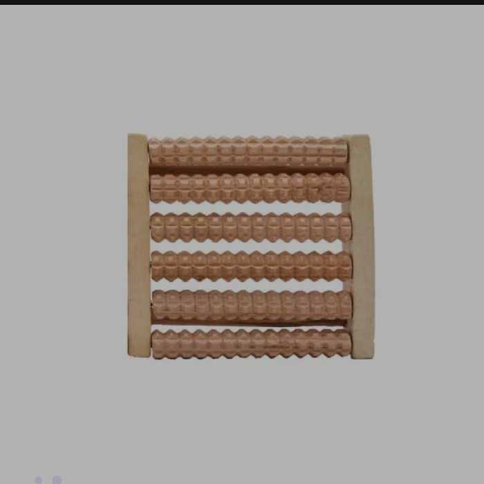 ماساژور  کف پا 6 غلطکی  مدل 01 رنگ کرم  سبک و قابل حمل و استفاده آسان از نوع   حرکتی  و دستی با ارسال رایگان 