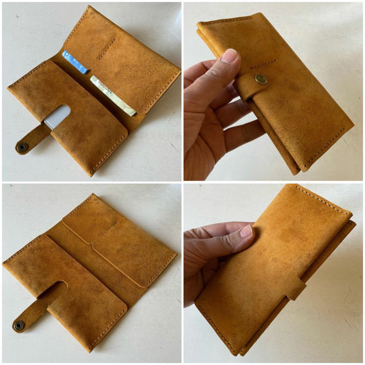 کیف پول چرم طبیعی