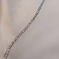 دستبند جواهر طرح معروف تنیسی نقره 925