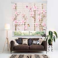 پرده زبرا زیو مدل 3D-1226سایز 100x150 سانتی متر