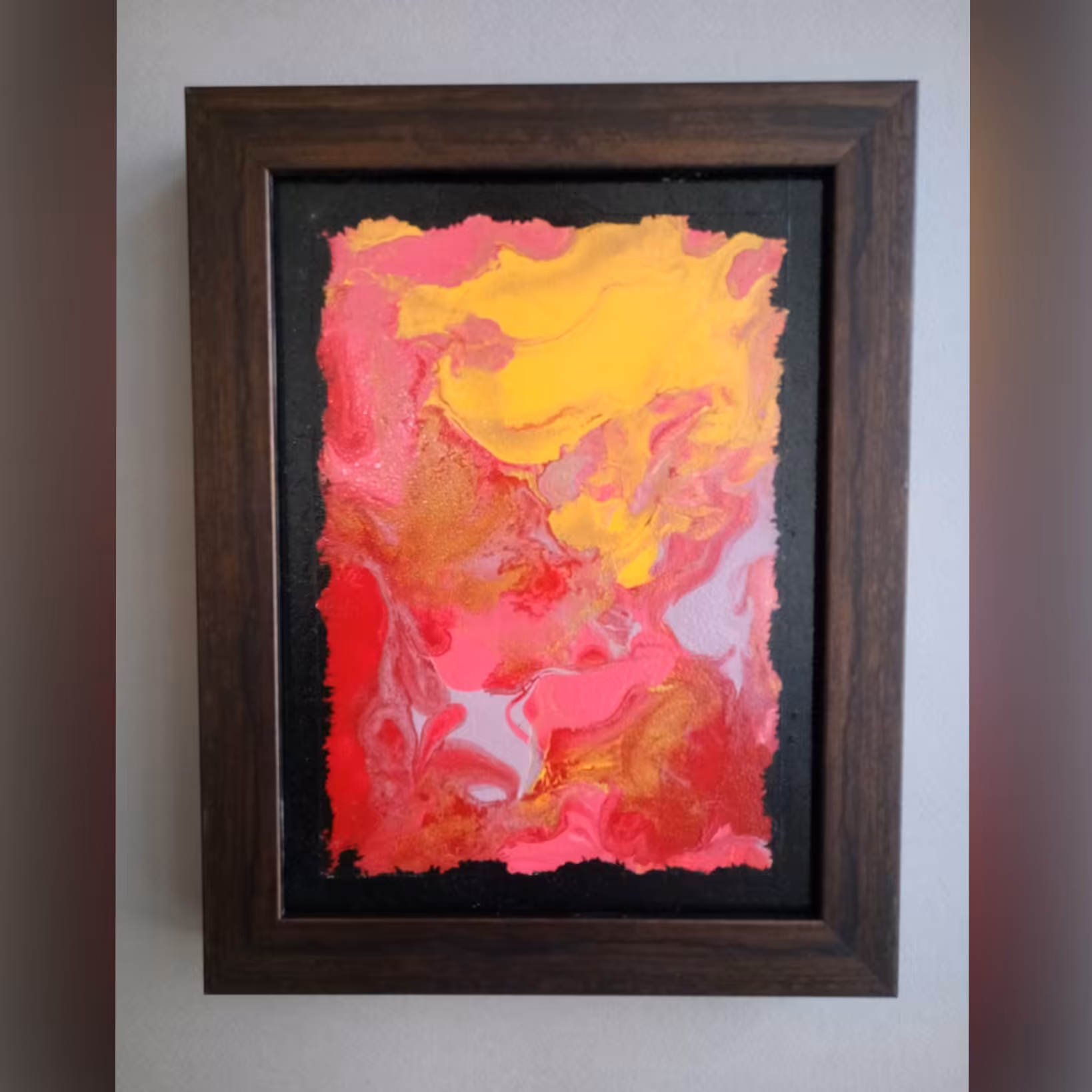 تابلو نقاشی انتزاعی ابستره اکرلیک