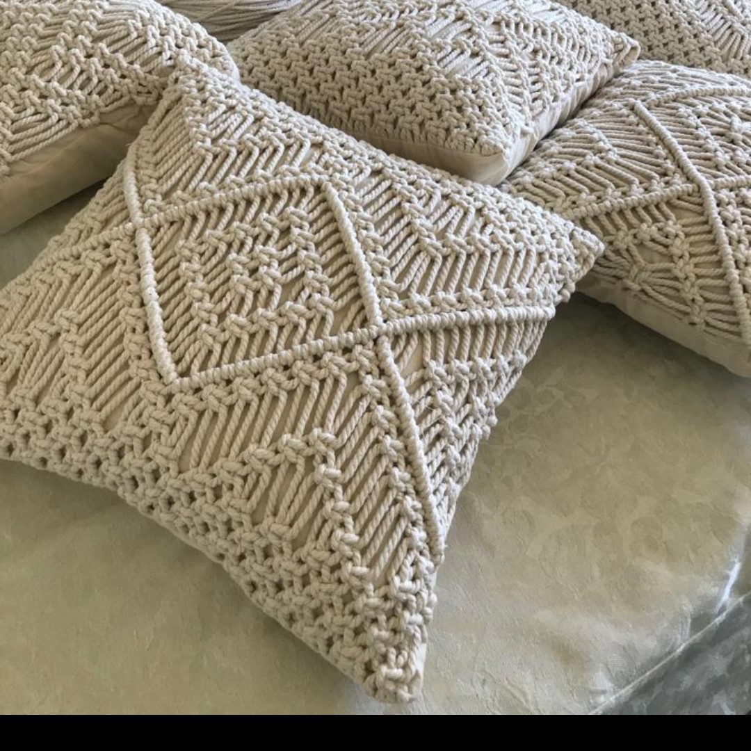 کوسن مکرومه سایز 50