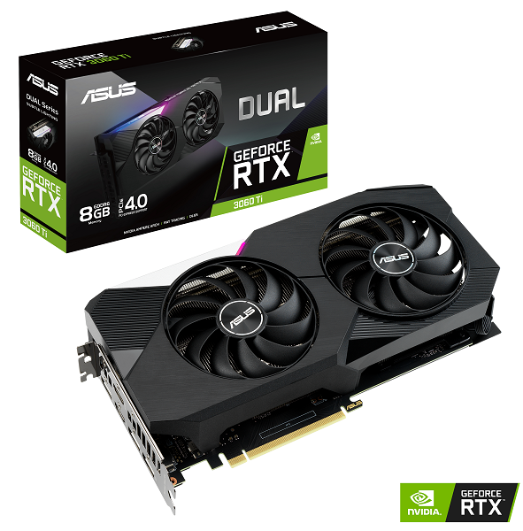 کارت گرافیک ایسوس مدل DUAL-RTX3060TI-8G حافظه 8 گیگابایت