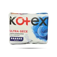 نوار بهداشتی مخصوص شب کوتکس مدل Ultra Gece بسته 6 عددی