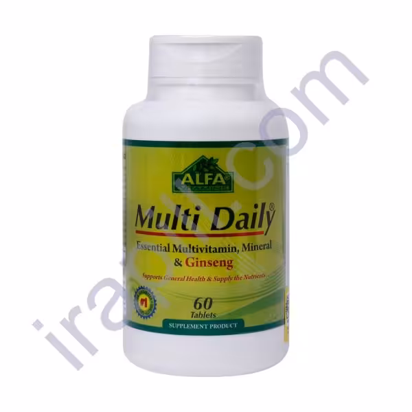 کپسول مولتی دیلی آلفا ویتامینز 60 عدد