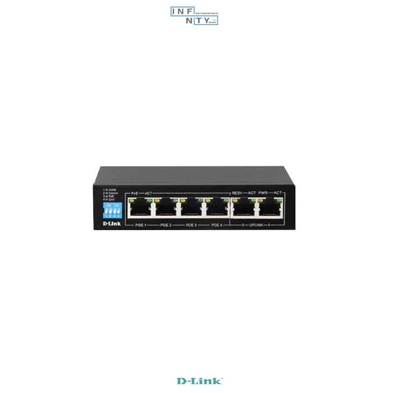 سوییچ شبکه D-LINK Desktop Switch دی لینک مدل DGS-F1006P