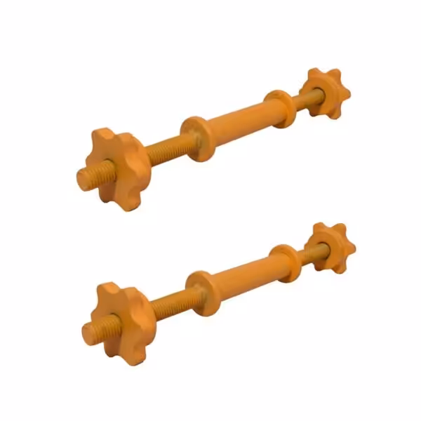 دسته دمبل خانگی مدل 2022 بسته 2 عددی | نارنجی