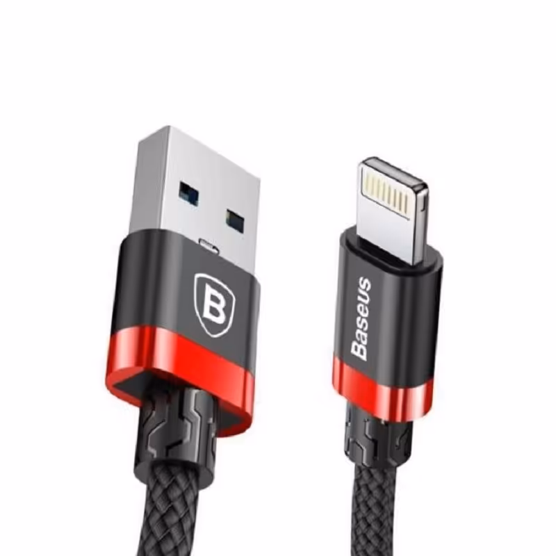 کابل تبدیل USB به لایتنینگBaseusبیسوس مدل های CALGB-A19 و CALGB-A1V طول 1.5 متر