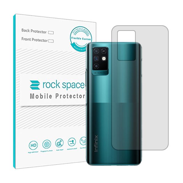 گلس محافظ پشت گوشی اینفینیکس Note 10 مدل نانو هیدروژل شفاف برند راک اسپیس کد15839M