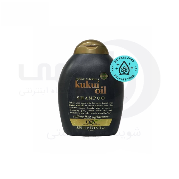 شامپو بدون سولفات او جی ایکس OGX ،کوکوی اویل روغن Kukui حجم 385 میل - فروشگاه اینترنتی افخمی