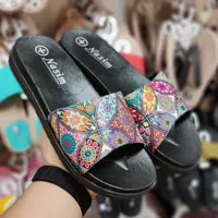 دمپایی زنانه سنتی نسیم ژله ایی با مارک سلامت در طرح های مختلف