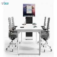 میز کنفرانسی پایه پروفیل نظری مدل وورک 2 با صفحه ام دی اف