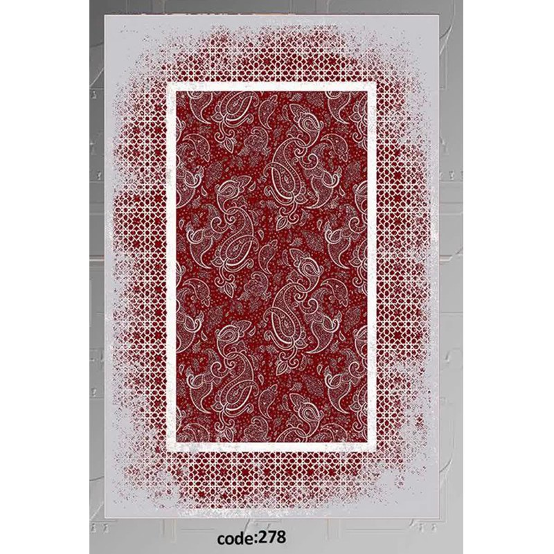 قالیچه درجه1، 1x1.5، باترمزفرش، طرح نورا، کد278 h(سایر سایز دایرکت)