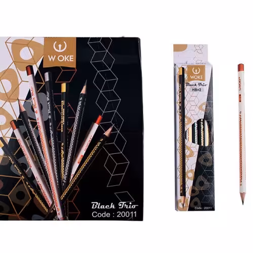 مدادمشکی سه گوش ووک(بدنه سه رنگ)