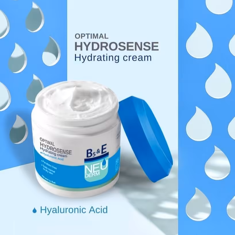 کرم مرطوب کننده کاسه ای اُپتیمال هیدروسنس نئودرم حجم 150 میل