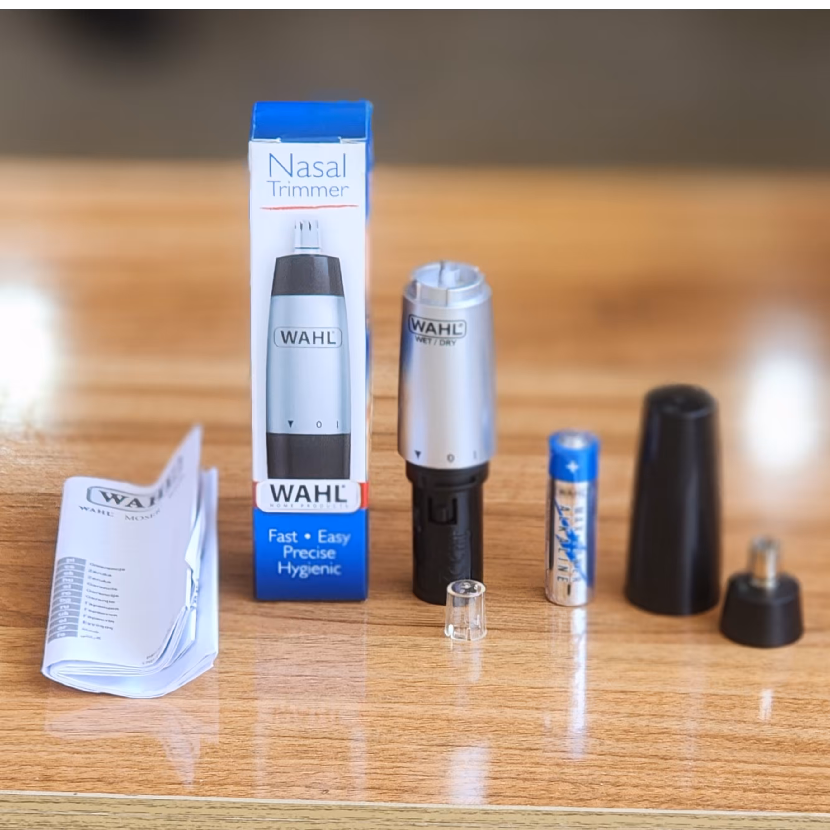 موزن گوش و بینی اصلی وال باتری خور  wahl nose triimer NASAL