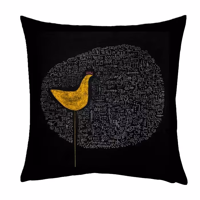 کاور کوسن کراس‌ماه طرح پرواز سایز 30 در 30 سانتیمتری کد c2088