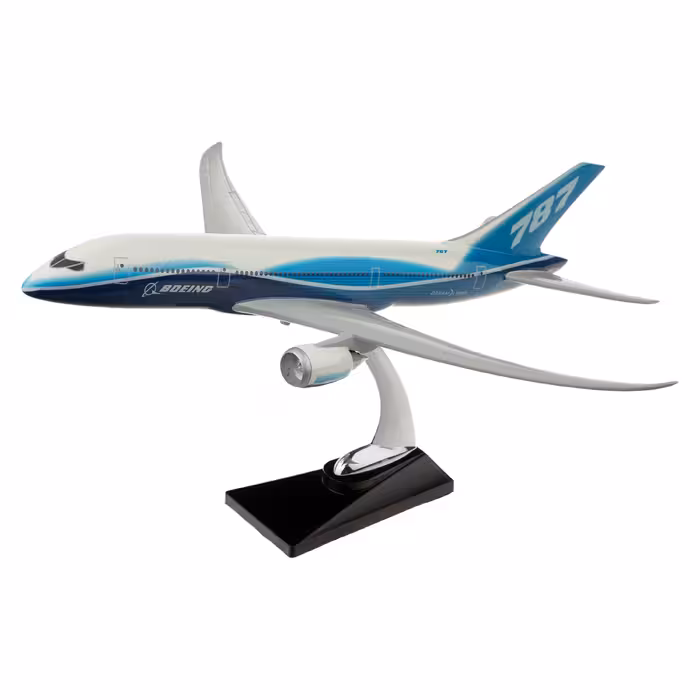 ماکت هواپیما بویینگ 787 لوگو کارخانه کد 3313