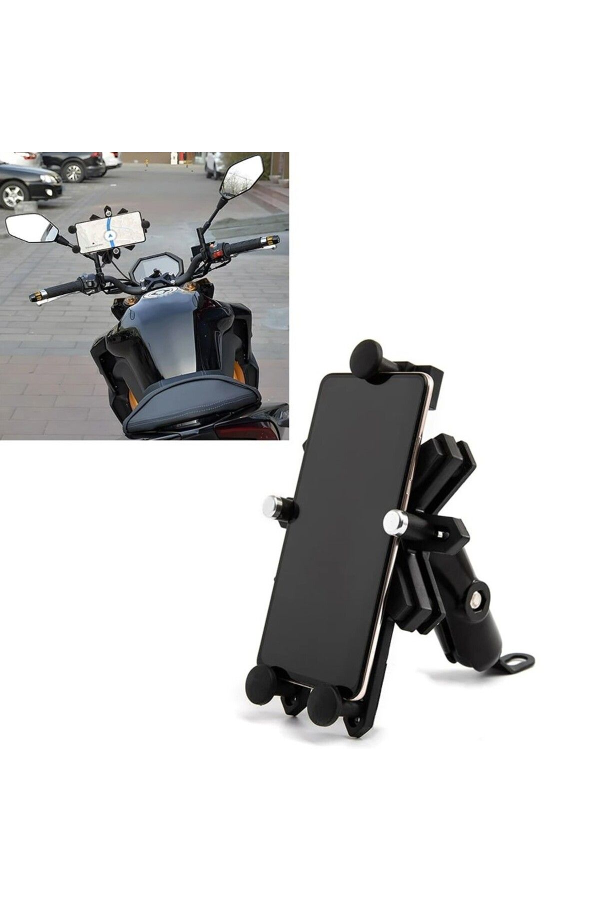 محصولات ضروری موتورسیکلت نگهدارنده تلفن موتور سیکلت آینه ماژول ارتعاش مرتبط MOTOANL