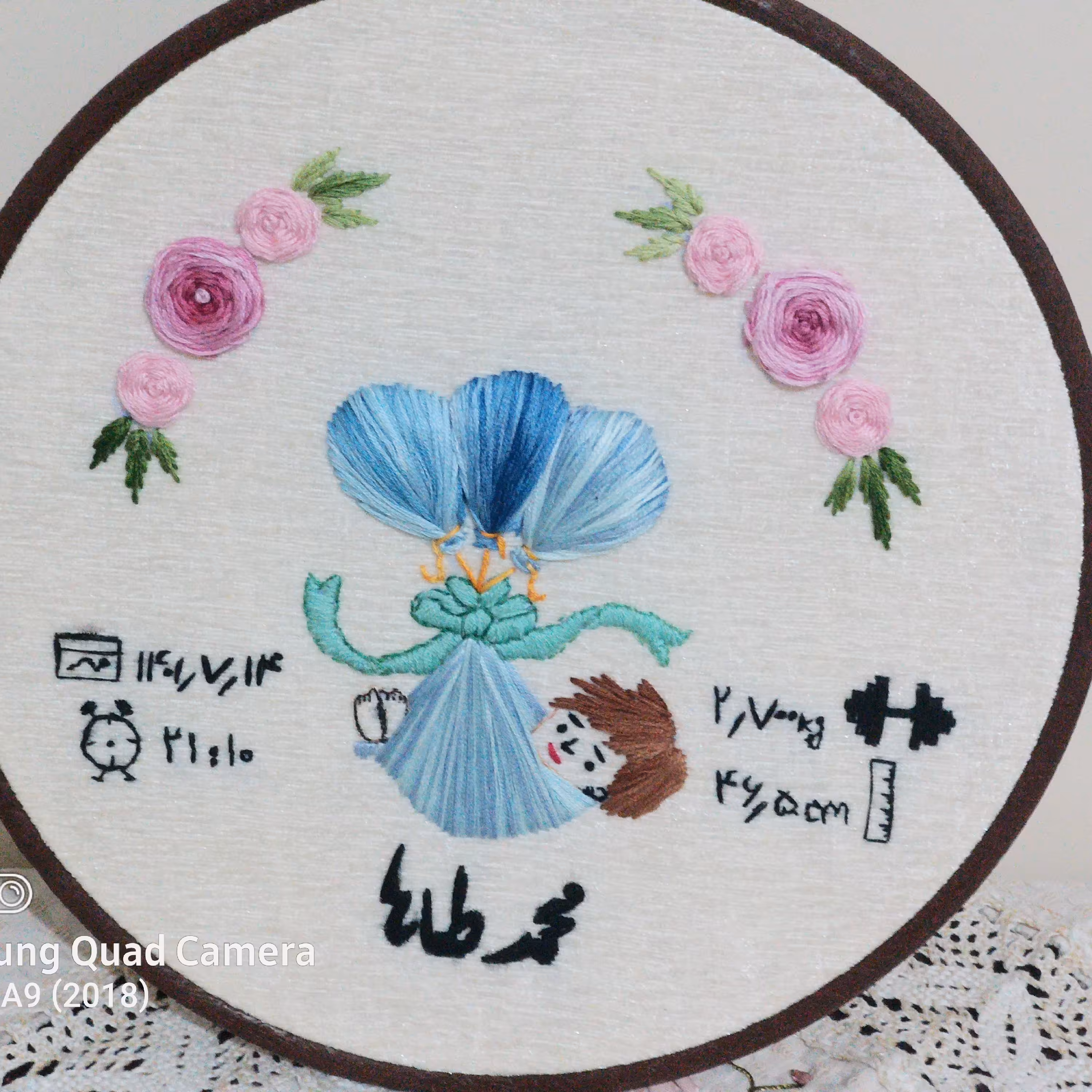 قبول سفارش انواع  تابلو گلدوزی و روبان دوزی