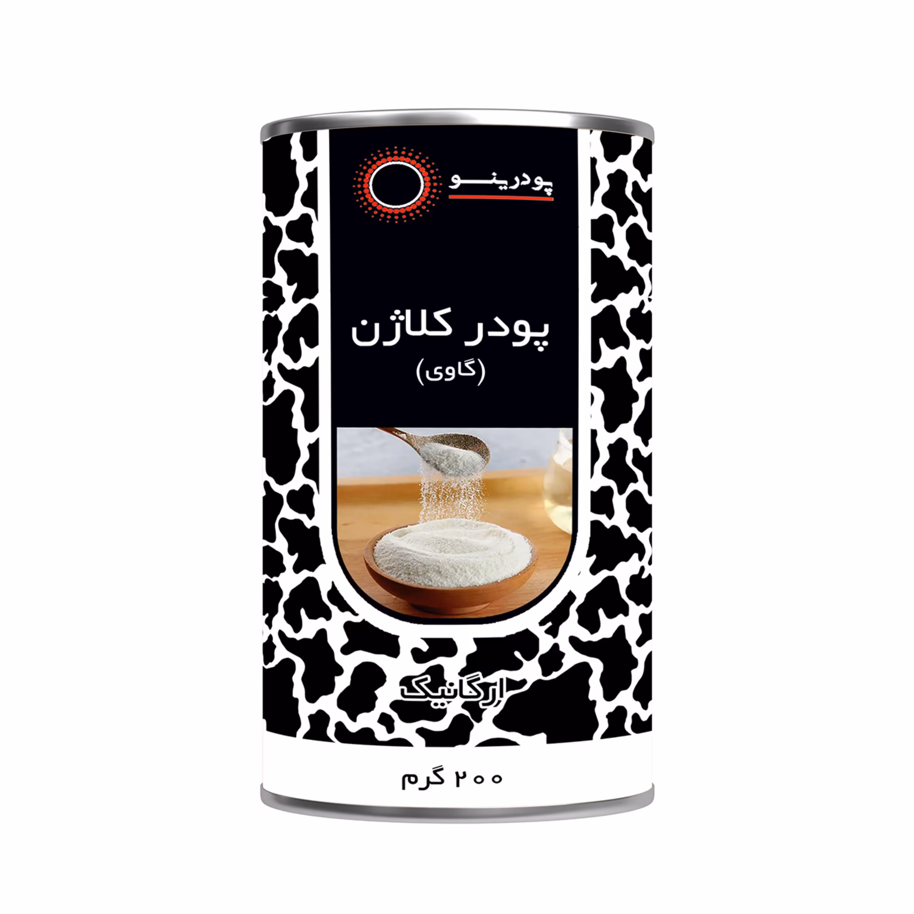 کلاژن گاوی 200 گرمی پودرینو (کاملا خورکی و بدون بو)