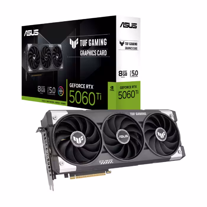کارت گرافیک ایسوس مدل TUF Gaming GeForce RTX 5060 Ti 8GB GDDR7