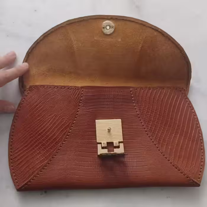 کیف دستی چرم دست دوز
