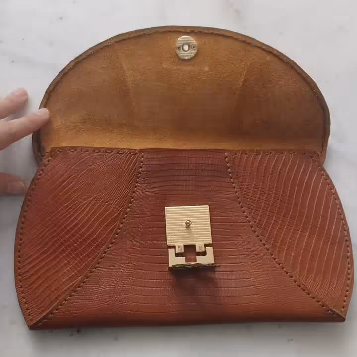 کیف دستی چرم دست دوز
