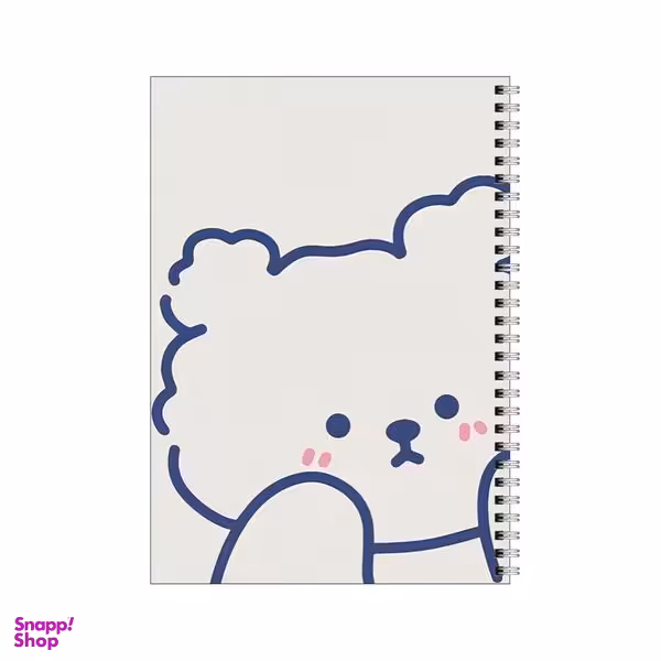 دفتر مشق 80 برگ بامبیلیپ طرح خرس فرفری مینیمال کد 6658467