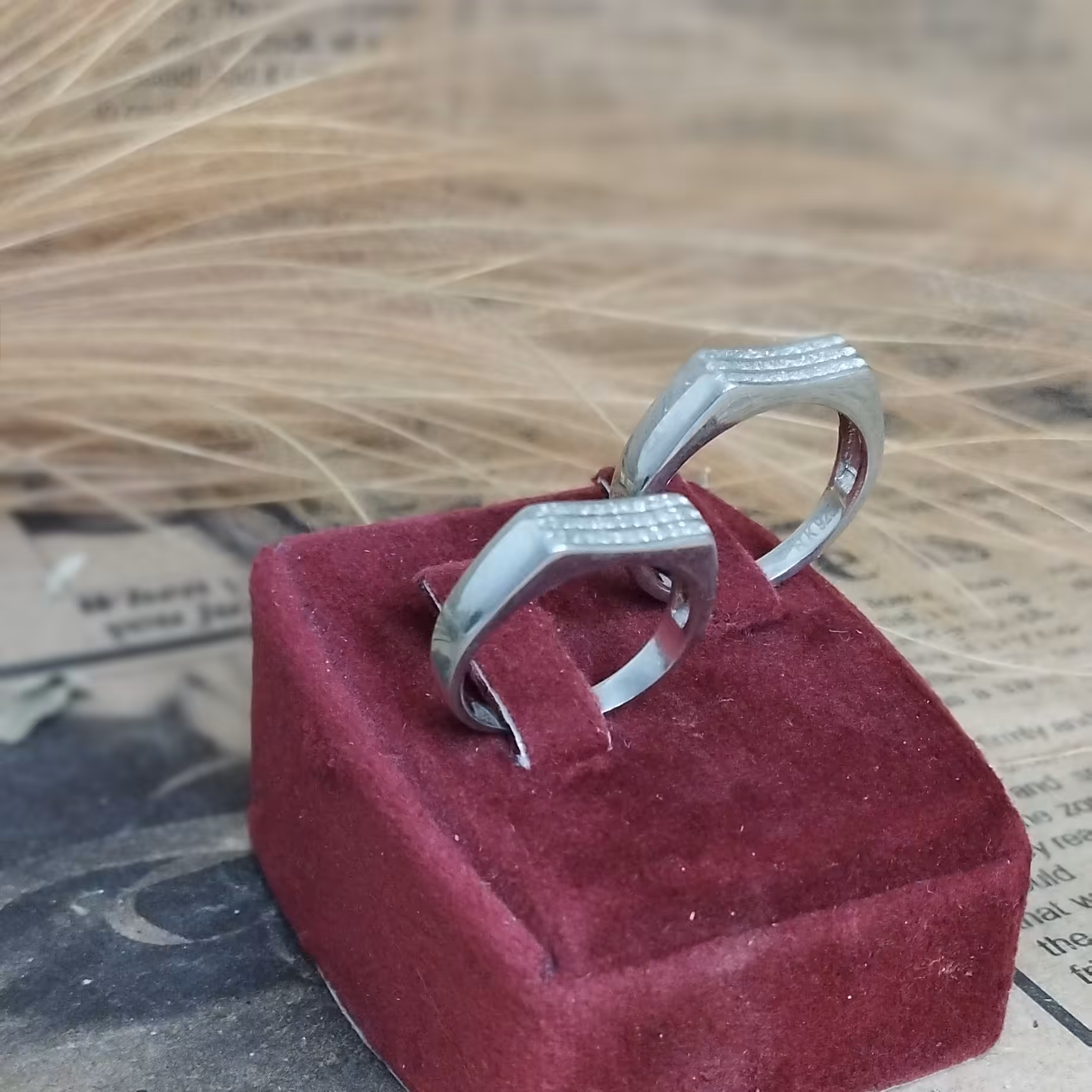 ست حلقه ازدواج نقره