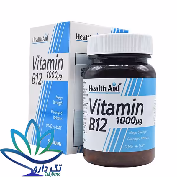 قرص ویتامین ب12 1000 میکروگرم هلث اید 50 عدد