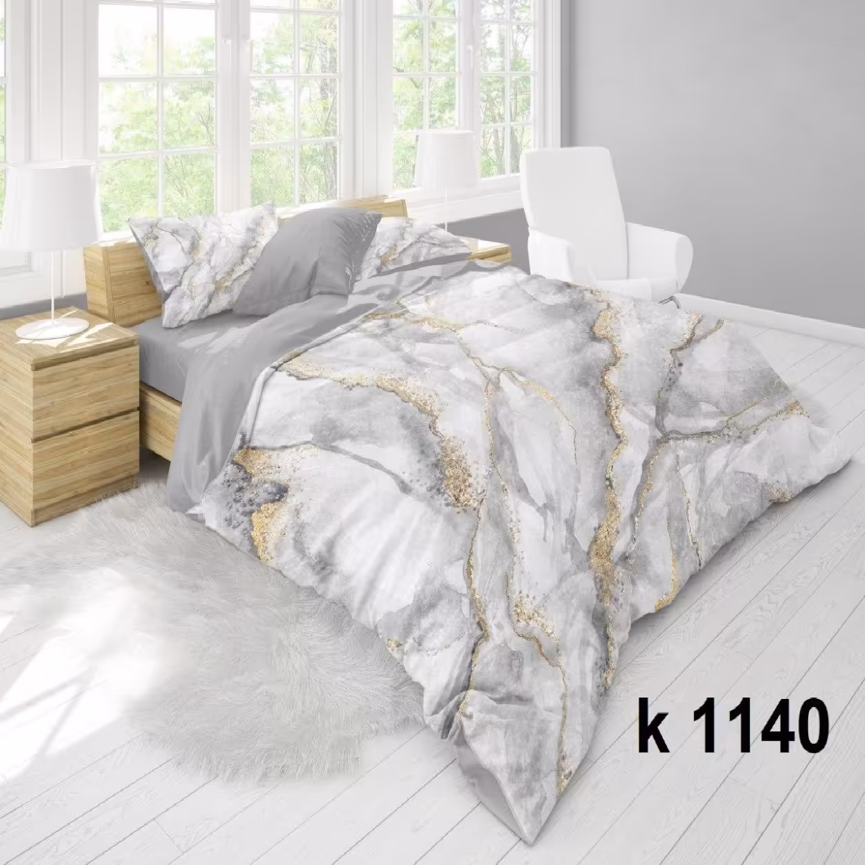 سرویس روتختی ترک إو turkev کد K-1140 دونفره 6 تکه