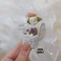 گیفت عروسی و عقد تزئین شده با نقل و گل محمدی 